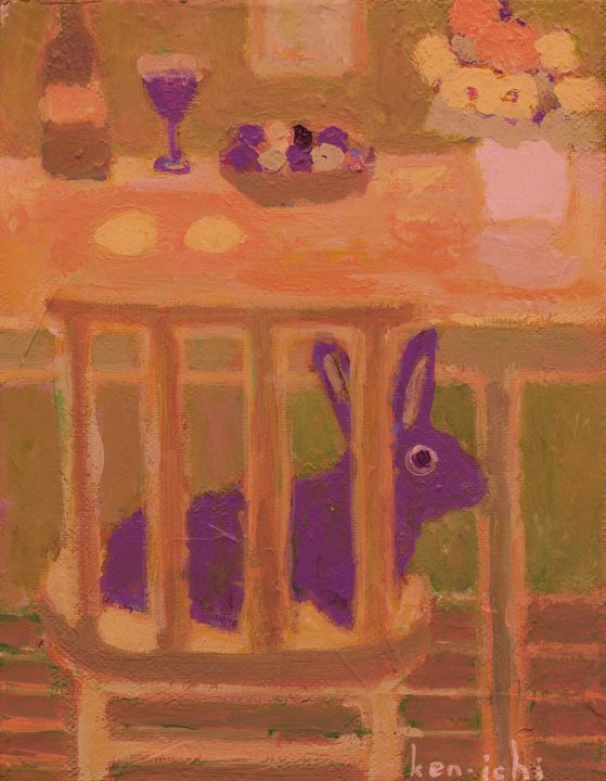 ウサギの絵